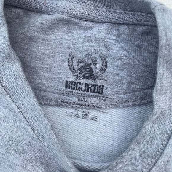 Modern Death Row Records Rap Grey Graphic Crew Neck Sweater Adult Medium - Picture 5 of 8